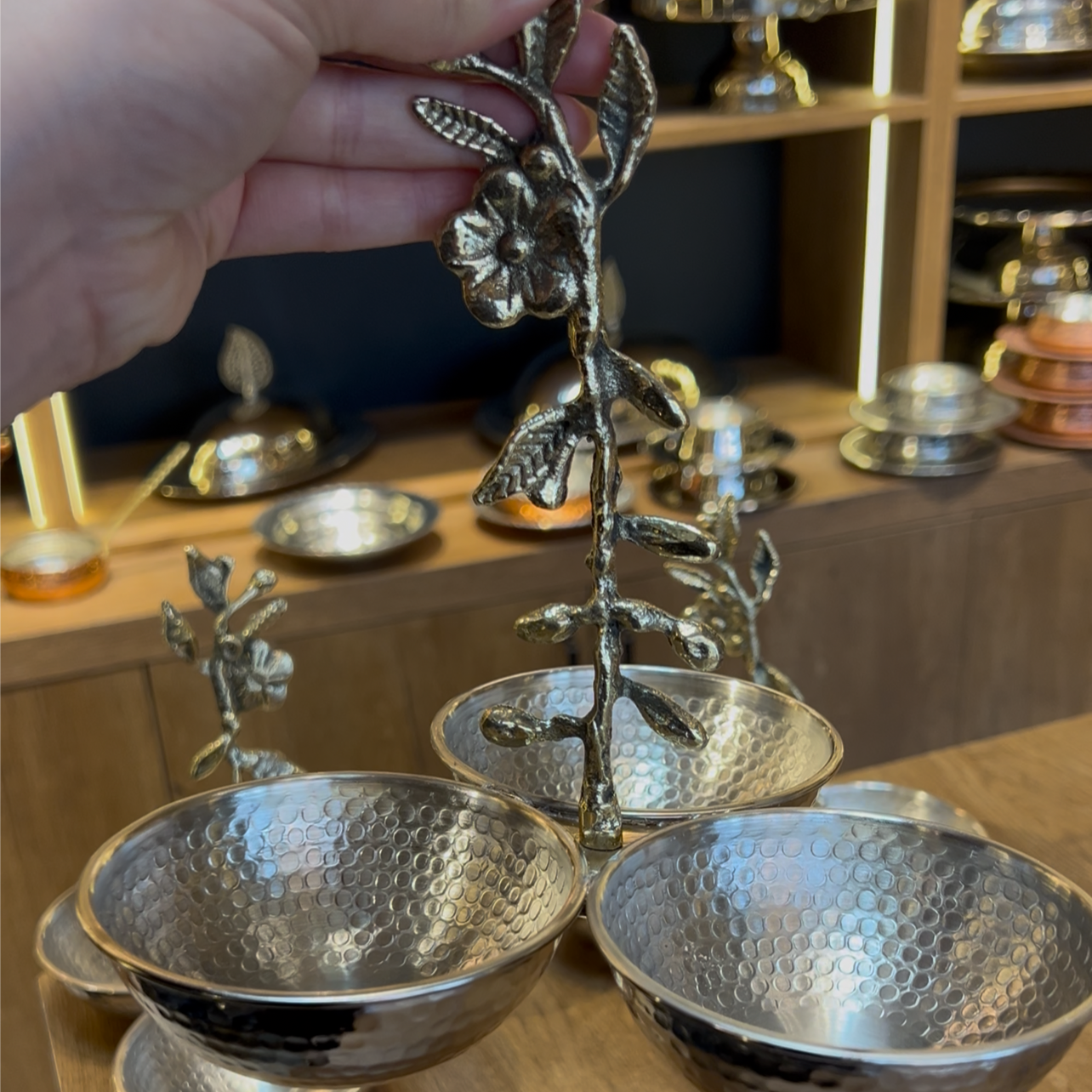 Bakır Üçlü Çerezlik