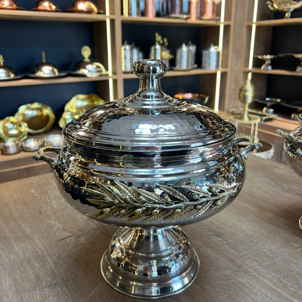 Bakır Çorbalık Sunumluk