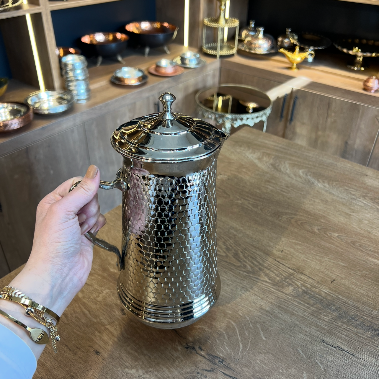 Bakır Petek Model Sürahi