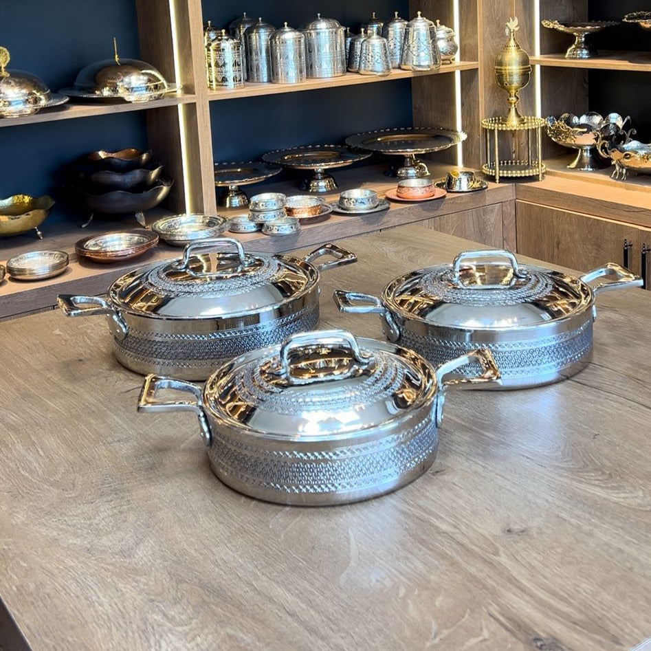 Ağır Bakır Tencere Takımı