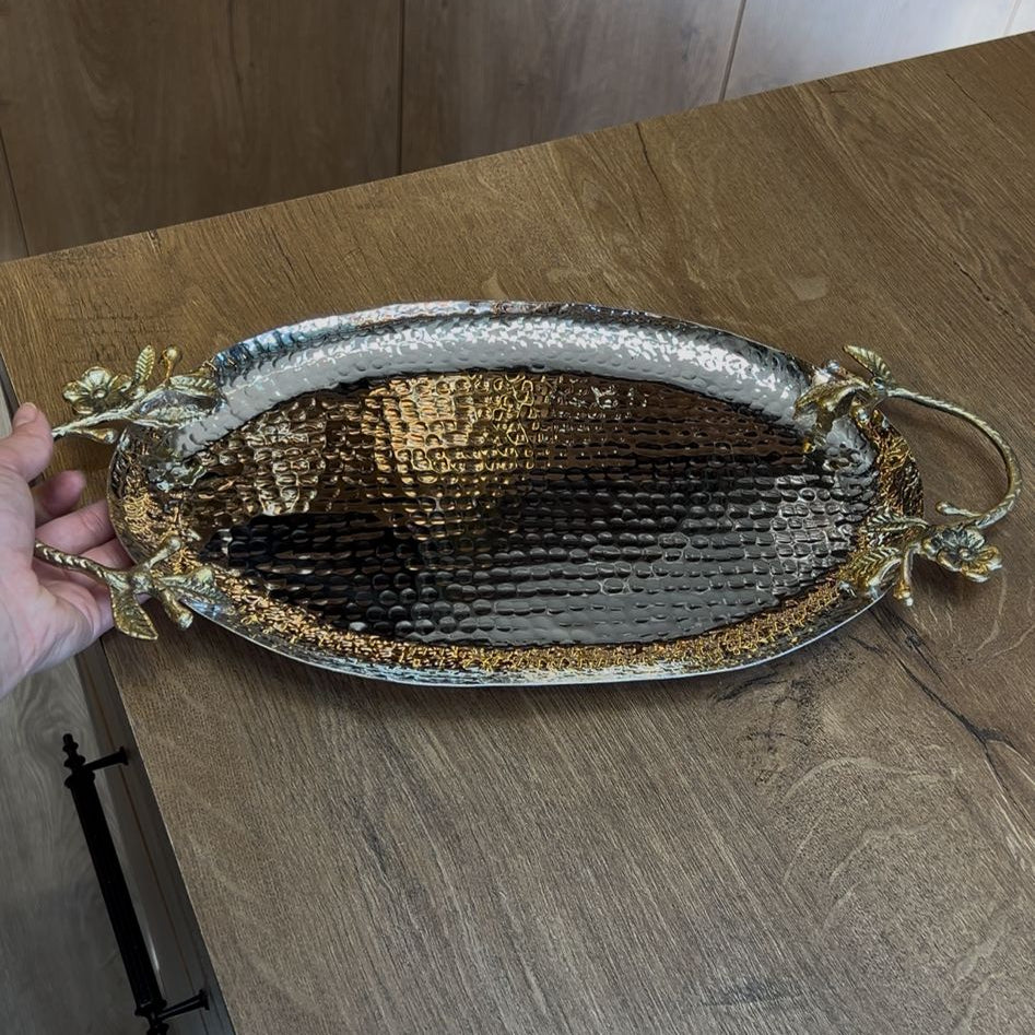 Bakır Oval Sunumluk